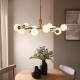 - Aaron - Brushed Aged Brass 10 Light Centre Fitting with Matt Opal Glass Endon-118652 - Aaron - Brushed Aged Brass 10 Light Centre Fitting with Matt Opal Glass