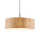 - Longshore - Black 3 Light Pendant with Natural Seagrass Shade Endon-118672 - Longshore - Black 3 Light Pendant with Natural Seagrass Shade