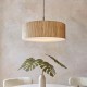 - Longshore - Black 3 Light Pendant with Natural Seagrass Shade Endon-118672 - Longshore - Black 3 Light Pendant with Natural Seagrass Shade