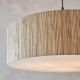 - Longshore - Black 3 Light Pendant with Natural Seagrass Shade Endon-118672 - Longshore - Black 3 Light Pendant with Natural Seagrass Shade