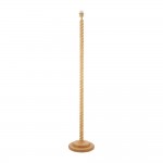 Twist - Base Only - Oak Effect Twisted Floor Lamp