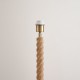 Endon-118691 - Twist - Base Only - Oak Effect Twisted Floor Lamp