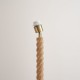 Endon-118691 - Twist - Base Only - Oak Effect Twisted Floor Lamp