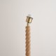 Endon-118691 - Twist - Base Only - Oak Effect Twisted Floor Lamp