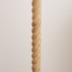 Endon-118691 - Twist - Base Only - Oak Effect Twisted Floor Lamp