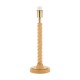Endon-118754 - Twist - Base Only - Oak Effect Twisted Table Lamp