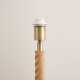 Endon-118754 - Twist - Base Only - Oak Effect Twisted Table Lamp