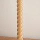 Endon-118754 - Twist - Base Only - Oak Effect Twisted Table Lamp