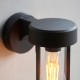 - Lucca - Matt Black Wall Lamp with Clear Glass IP44 Endon-118758 - Lucca - Matt Black Wall Lamp with Clear Glass IP44