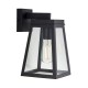 - Lymington - Matt Black Lantern Wall Lamp IP44 Endon-118762 - Lymington - Matt Black Lantern Wall Lamp IP44