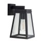 - Lymington - Matt Black Lantern Wall Lamp IP44 Endon-118762 - Lymington - Matt Black Lantern Wall Lamp IP44