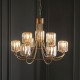 Endon-118934 - Berenice - Antique Brass 9 Light Centre Fitting with Crystal