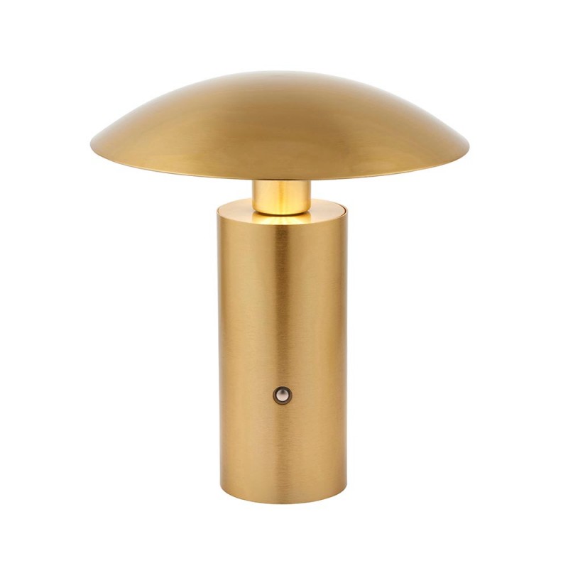 - Sunset - Rechargeable Brushed Gold LED Table Lamp Endon-118935 - Sunset - Rechargeable Brushed Gold LED Table Lamp