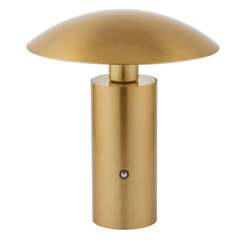 - Sunset - Rechargeable Brushed Gold LED Table Lamp Endon-118935 - Sunset - Rechargeable Brushed Gold LED Table Lamp