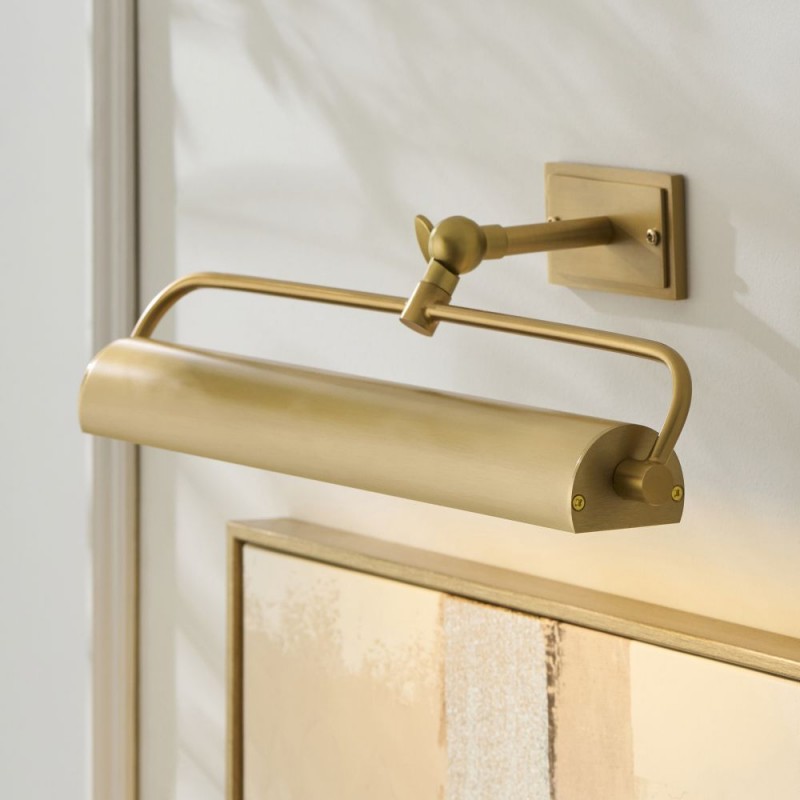 Endon-119137 - Nantes - Warm Brass USB Rechargeable Picture Light