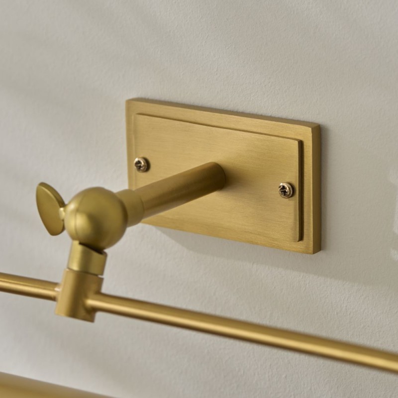 Endon-119137 - Nantes - Warm Brass USB Rechargeable Picture Light