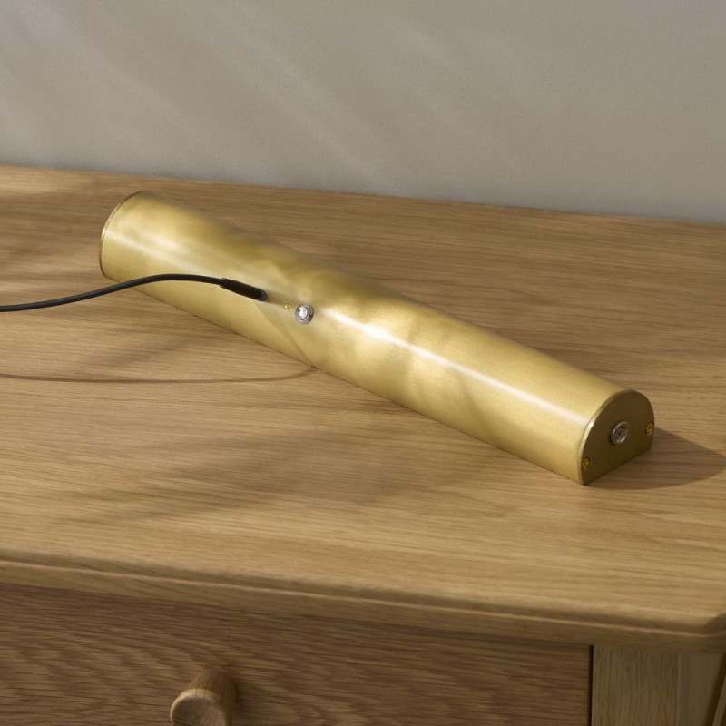 Endon-119137 - Nantes - Warm Brass USB Rechargeable Picture Light