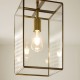 Endon-119141 - Hammond Grand - Brushed Aged Brass Lantern Pendant