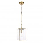 Hammond - Brushed Aged Brass Lantern Pendant