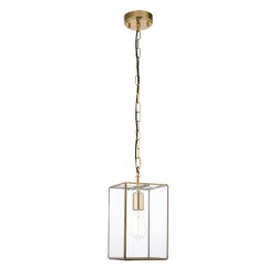 Hammond - Brushed Aged Brass Lantern Pendant