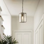 Hammond - Brushed Aged Brass Lantern Pendant