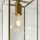 Endon-119142 - Hammond - Brushed Aged Brass Lantern Pendant