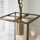 Endon-119142 - Hammond - Brushed Aged Brass Lantern Pendant