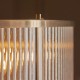 Endon-119455 - Ridgeton - Antique Brass 8 Light Pendant with Ribbed Glass