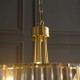 Endon-119610 - Visconti - Antique Brass 5 Light Centre Fitting with Crystal