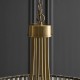 Endon-119611 - Visconti - Antique Brass 8 Light Centre Fitting with Crystal