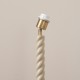 Endon-119918 - Twist - Base Only - Satin Almond White Twisted Floor Lamp