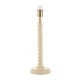 Endon-119919 - Twist - Base Only - Satin Almond White Twisted Table Lamp