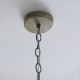 Endon-120024 - Lucille - Antique Brass 3 Light Centre Fitting with Clear Glass Rods