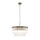 Endon-120025 - Lucille - Antique Brass 5 Light Centre Fitting with Clear Glass Rods