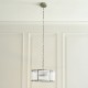 Endon-120090 - Ridgeton Scallop - Antique Brass 3 Light Pendant with Ribbed Glass