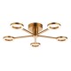 Endon-120104 - Scout - Warm Brass LED Ceiling Lamp with Frosted Diffusers