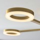 Endon-120104 - Scout - Warm Brass LED Ceiling Lamp with Frosted Diffusers