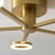 Endon-120104 - Scout - Warm Brass LED Ceiling Lamp with Frosted Diffusers