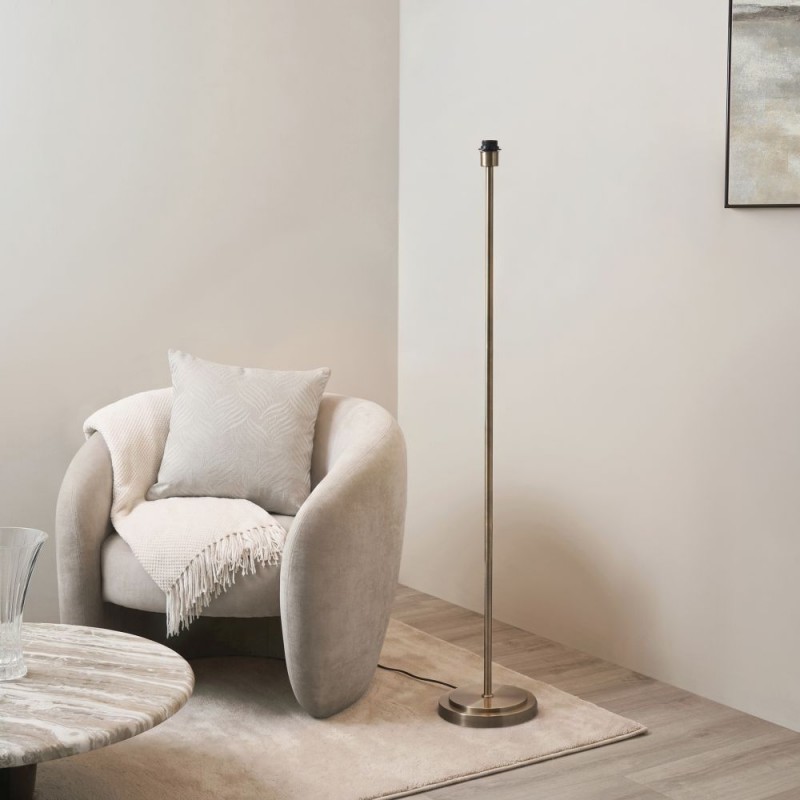 Endon-120277 - Arlo - Base Only - Antique Brass Floor Lamp