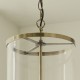 Endon-120523 - Hebden - Antique Brass 3 Light Lantern Pendant