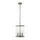 Endon-120523 - Hebden - Antique Brass 3 Light Lantern Pendant