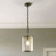 Endon-120525 - Hebden - Antique Brass Lantern Pendant