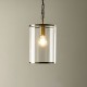 Endon-120525 - Hebden - Antique Brass Lantern Pendant