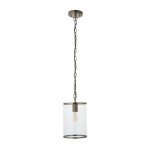 Hebden - Antique Brass Lantern Pendant