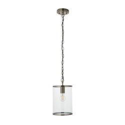 Hebden - Antique Brass Lantern Pendant