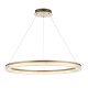 - Meribel - Brushed Gold LED Pendant with Opal Ribbed Difuser Ambience-120549 - Meribel - Brushed Gold LED Pendant with Opal Ribbed Difuser