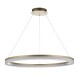 - Meribel - Brushed Gold LED Pendant with Opal Ribbed Difuser Ambience-120549 - Meribel - Brushed Gold LED Pendant with Opal Ribbed Difuser