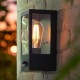 - Huntington - Matt Black Lantern Wall Lamp with Sensor IP44 Endon-120552 - Huntington - Matt Black Lantern Wall Lamp with Sensor IP44