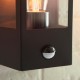 - Huntington - Matt Black Lantern Wall Lamp with Sensor IP44 Endon-120552 - Huntington - Matt Black Lantern Wall Lamp with Sensor IP44