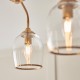 - Ashcroft - Brushed Aged Brass 3 Light Semi Flush with Clear Glass Endon-120616 - Ashcroft - Brushed Aged Brass 3 Light Semi Flush with Clear Glass